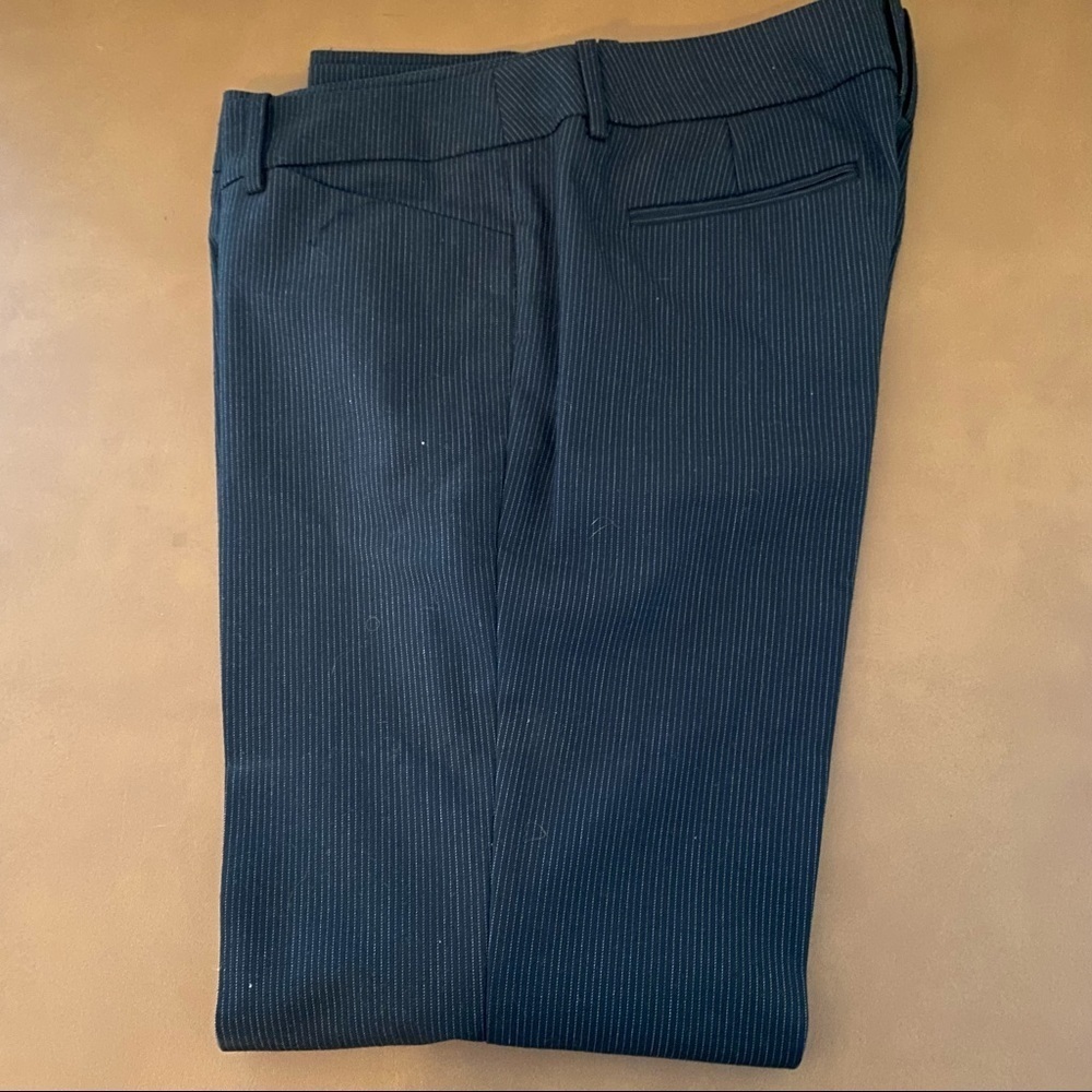 Mossimo Black Pinstripe Stretch Pants Size 14
